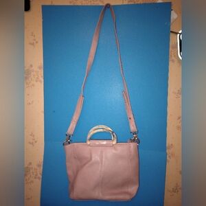 Wet Seal Shoulder Purse Pink Blush With White Acrylic Handles Chateau Int. Vegan